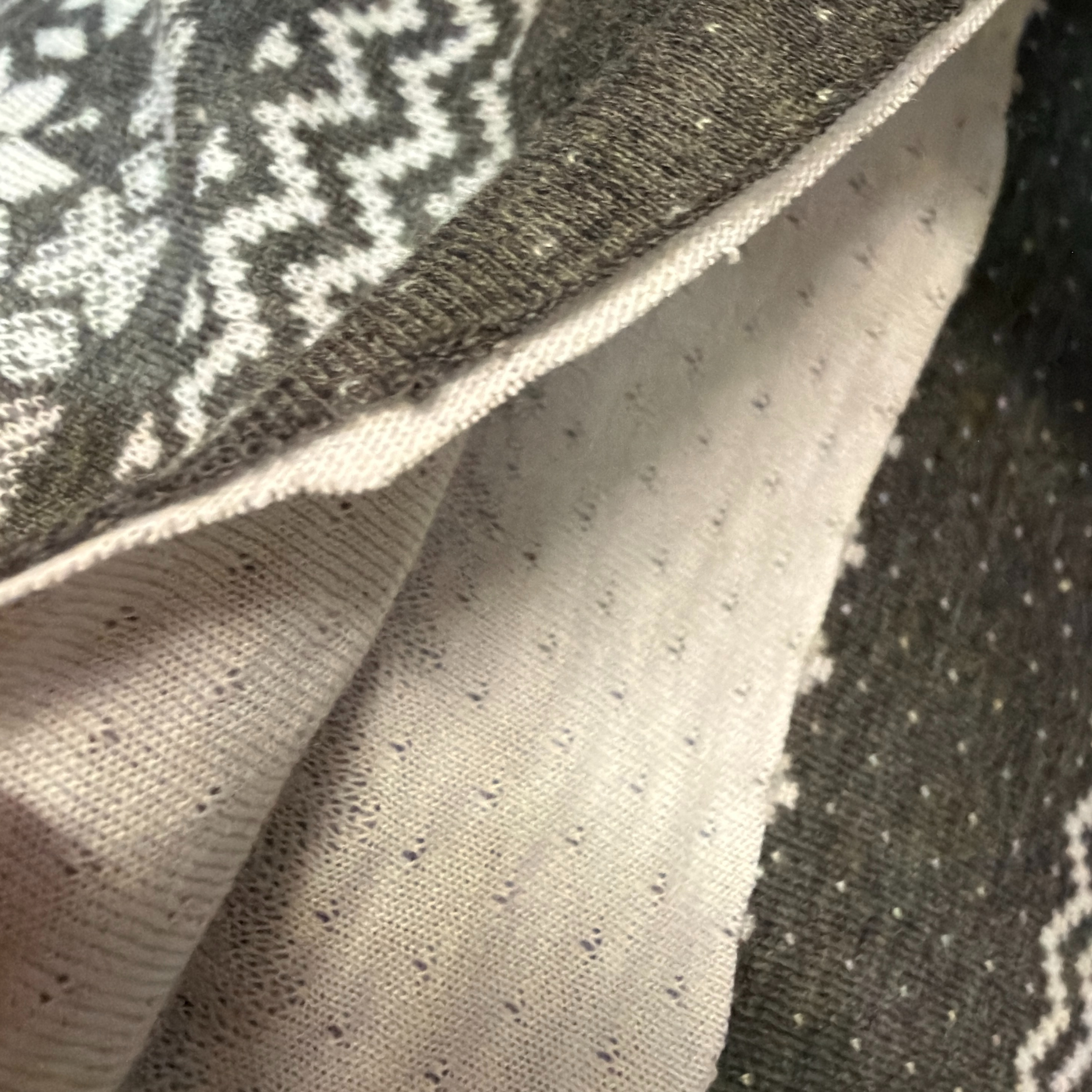 Økologisk Jacquard Jersey  - Norsk, Lilla