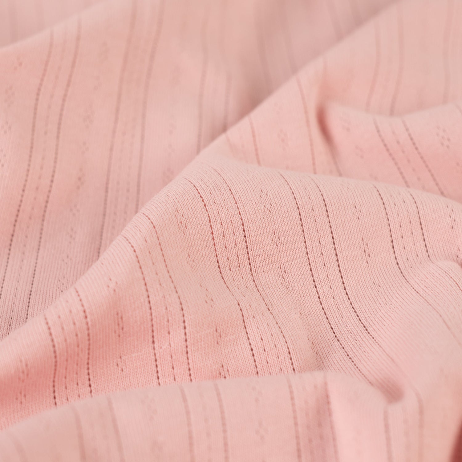 Pointelle Jersey -  Lys rosa