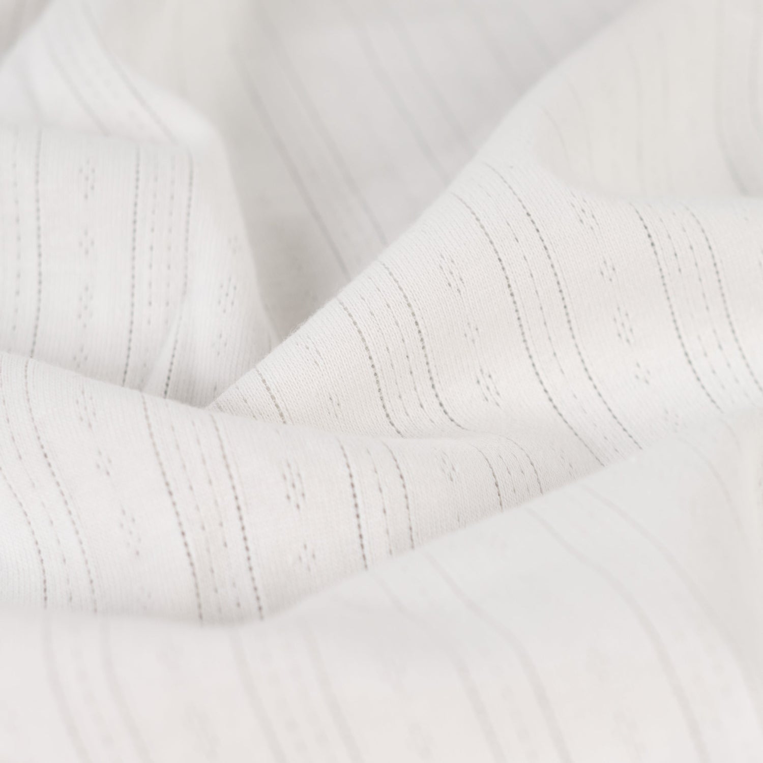 Pointelle Jersey -  offwhite