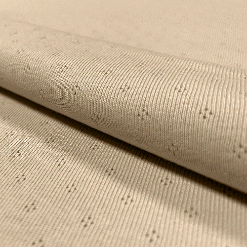 Pointoille Strikket Jersey - beige