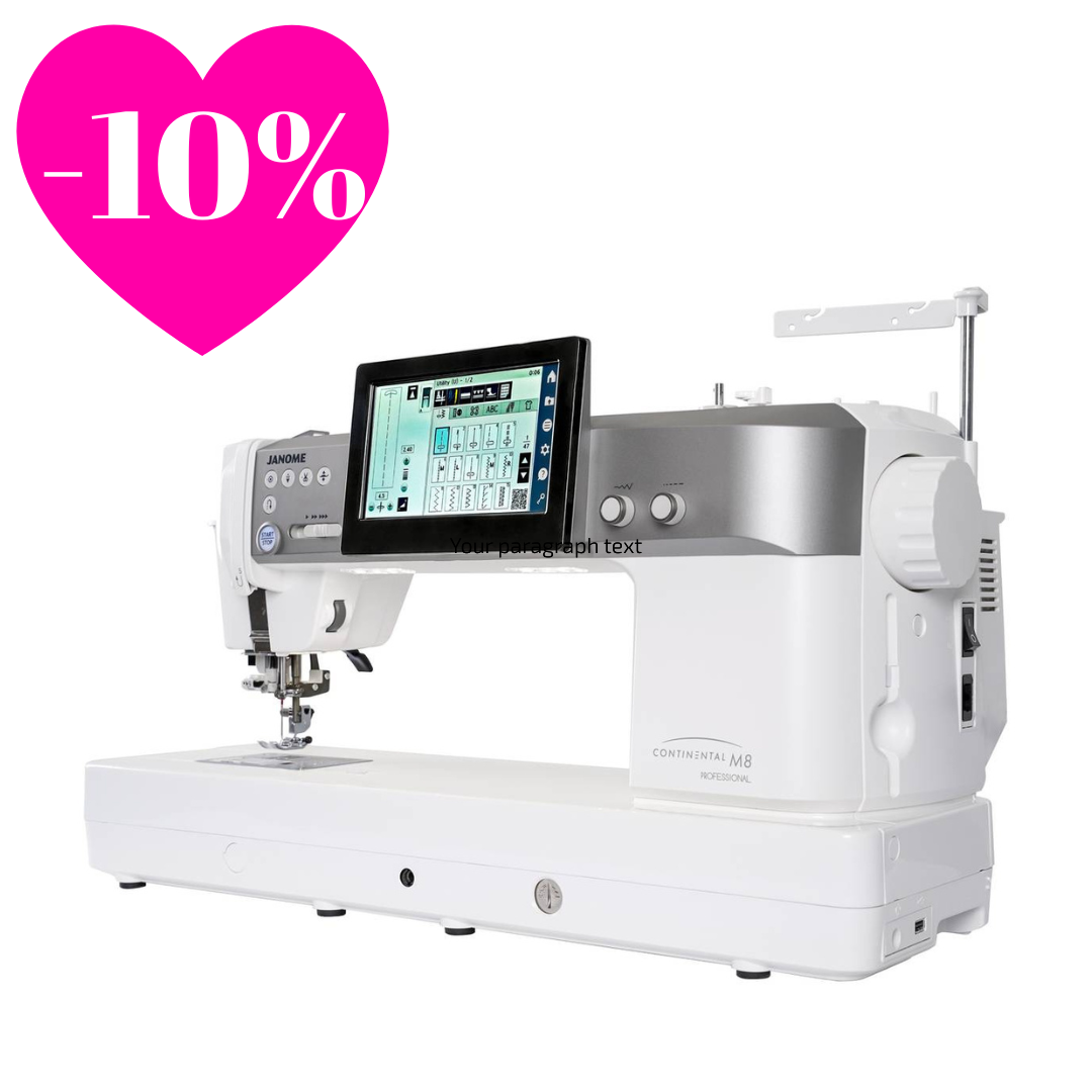 Lite brukt- Janome CM8 Continental