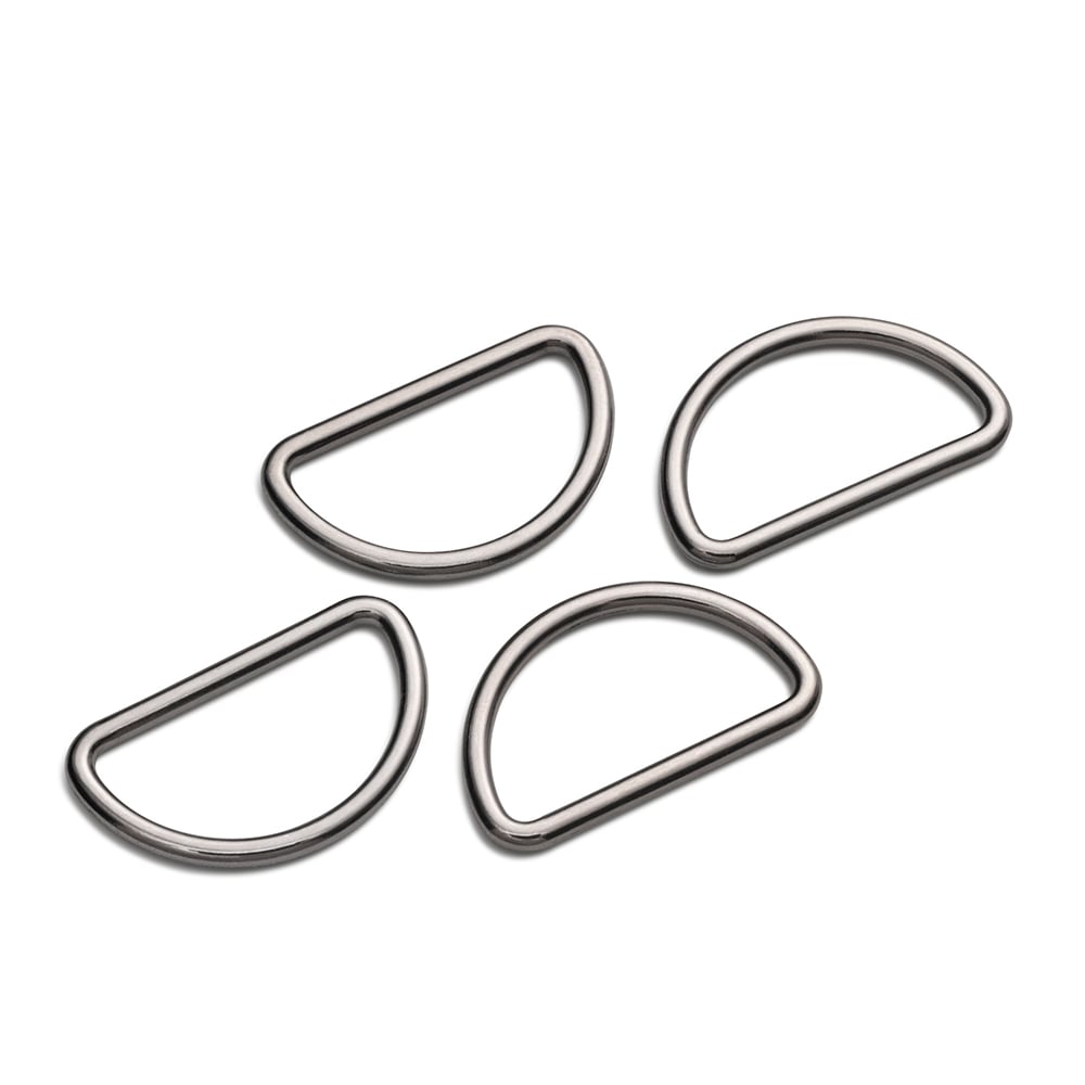 Prym D-ring 30mm 4stk – Gunmetal