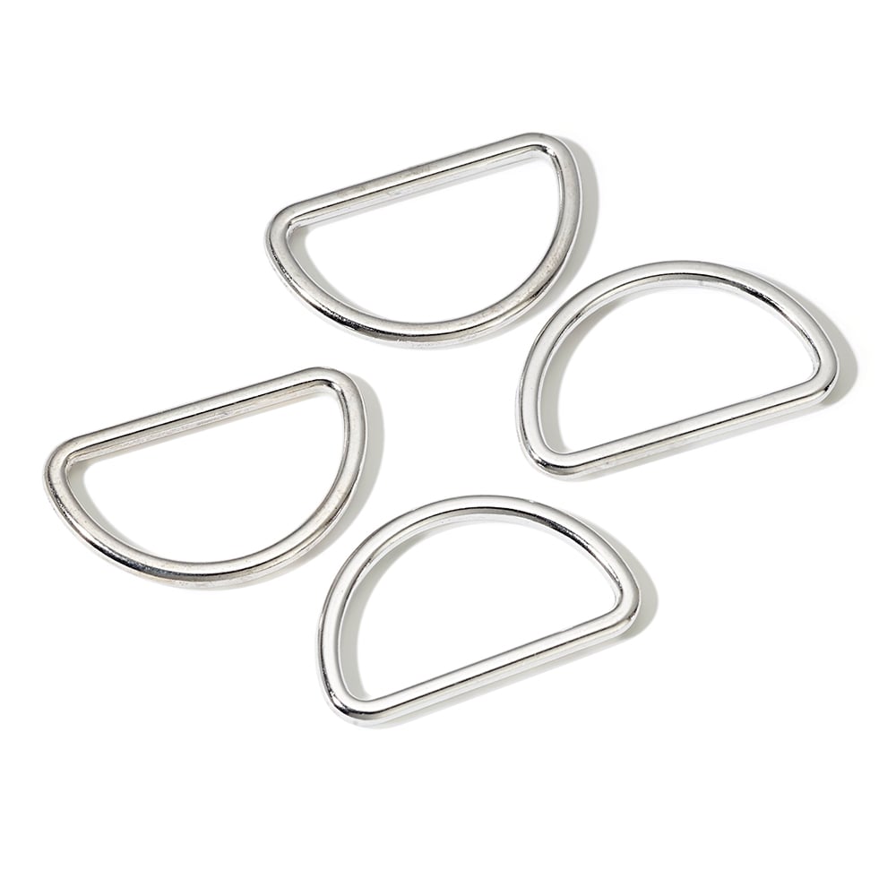 Prym D-ring 30mm 4stk – Sølv