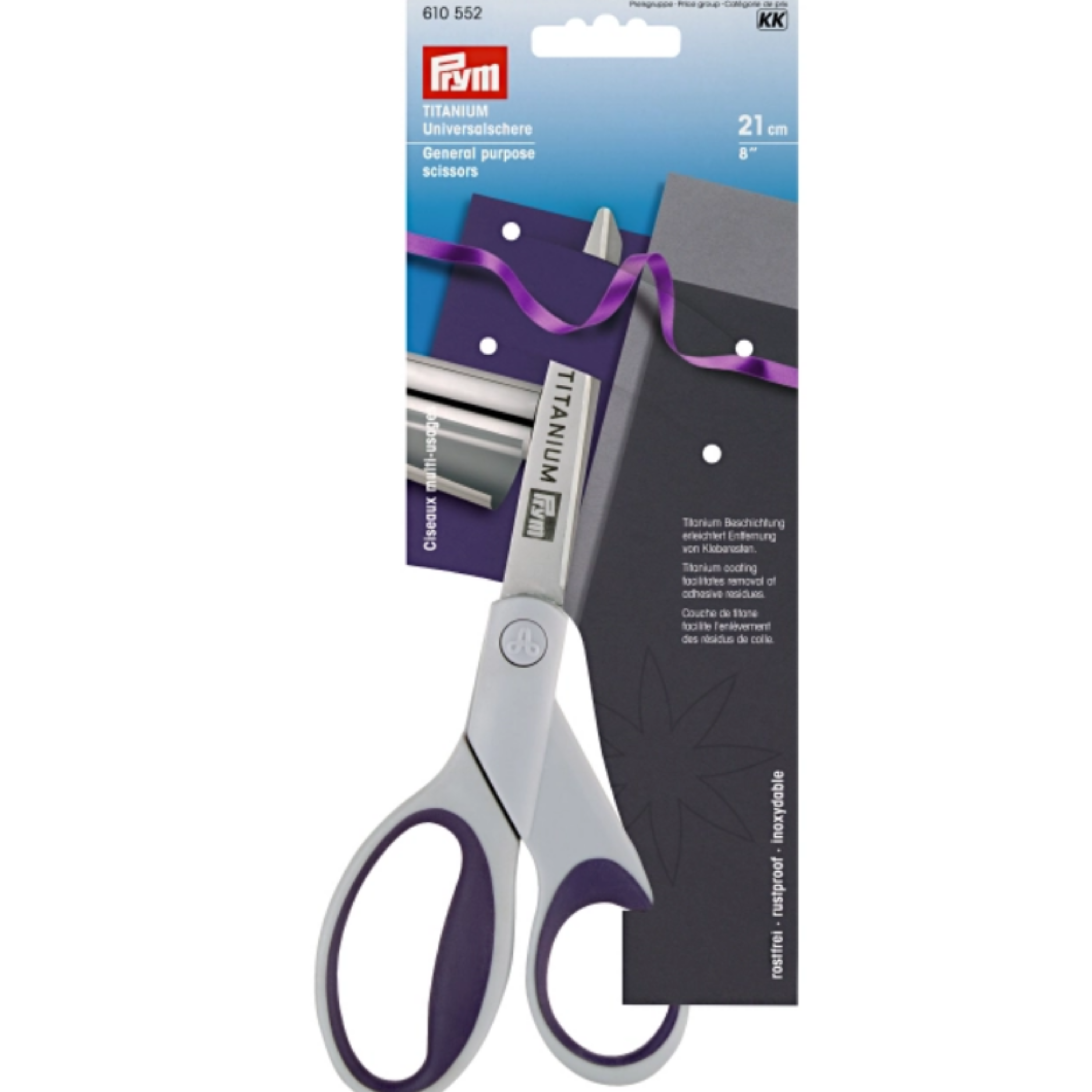Prym Universalsaks Titanium – 21cm – Grå rustfri