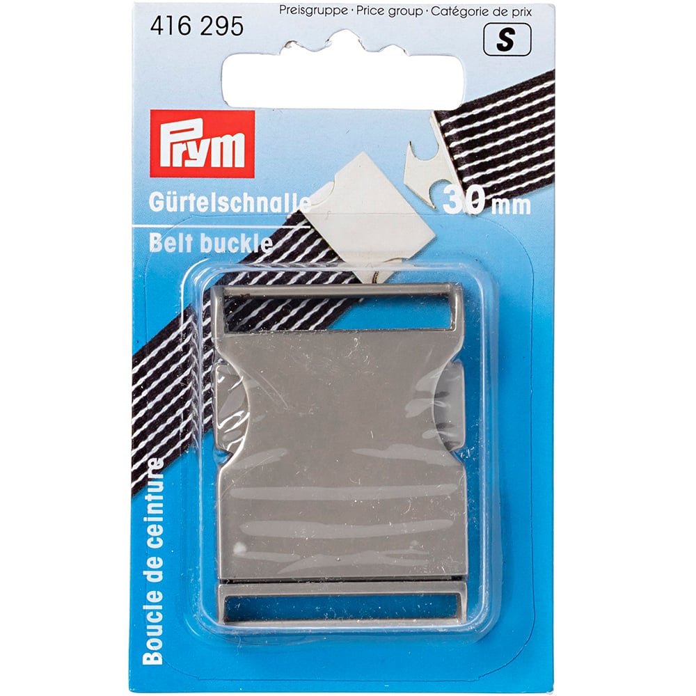 Prym Beltespenne 30mm – Sølv matt
