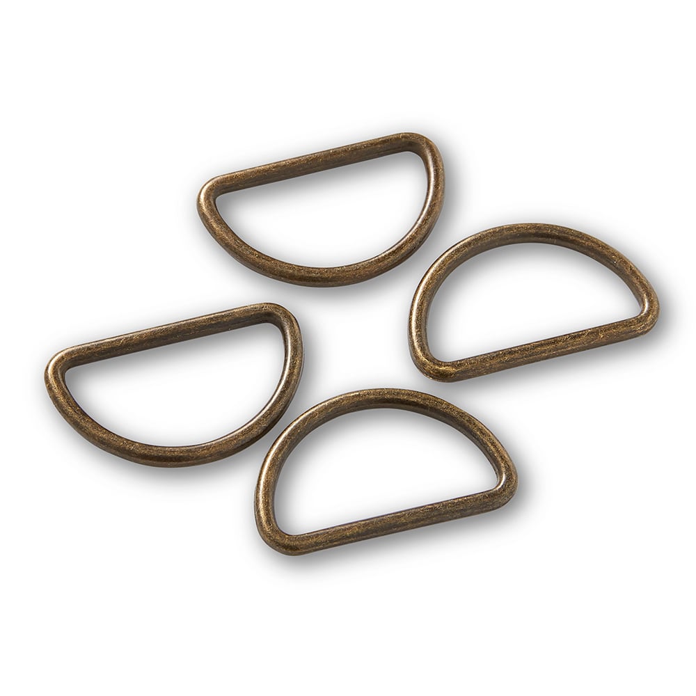 Prym D-ring 30mm 4stk – Messing