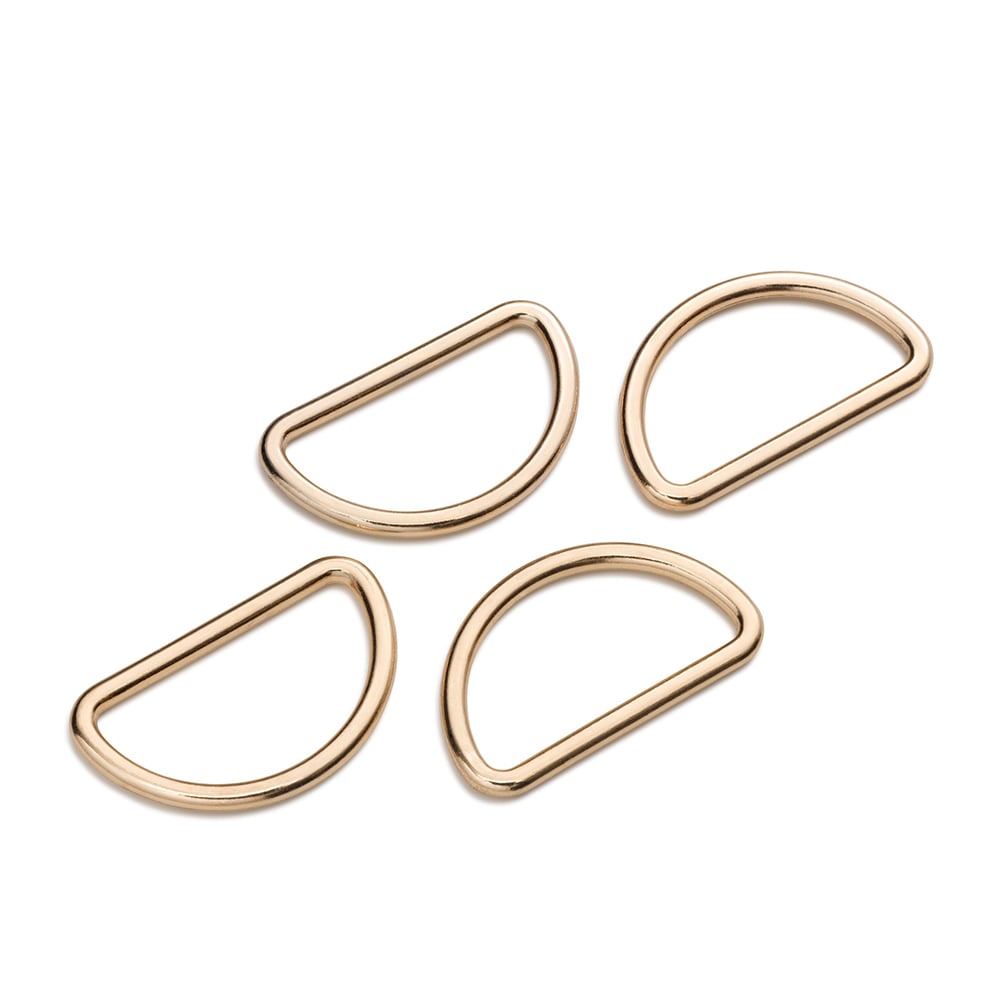 Prym D-ring 30mm 4stk – New gold