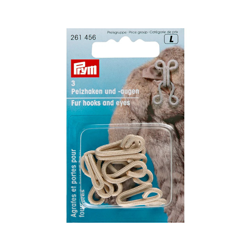 Prym Hekter beige 3 par