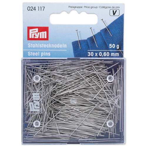 Prym Knappenåler 30 x 0,6mm, 50g