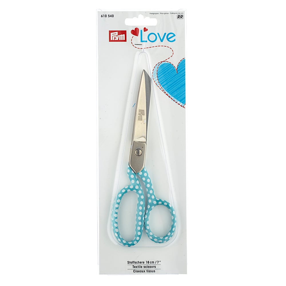 Prym Love Stoffsaks 18cm blå