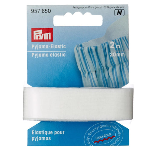 Prym Pysj Strikk 20mm x 2meter, hvit