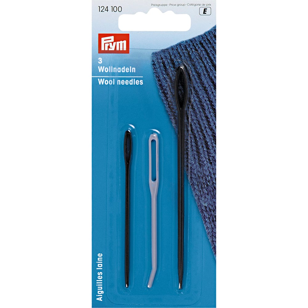 Prym Ullnåler plast assortert 3stk.