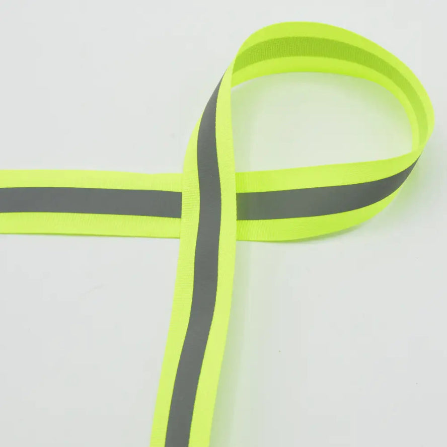 Refleks bånd, neon 2.5cm