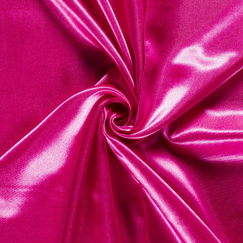 Sateng Stoff, per meter - Fuksia