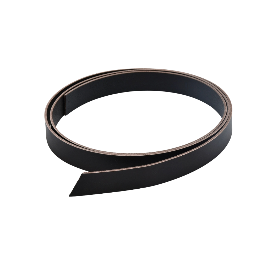 Skinnrem ca 100 cm - 2cm - Brun