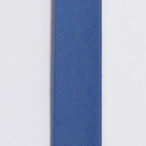 Skråbånd Bomull - Blå 3meter x 20mm