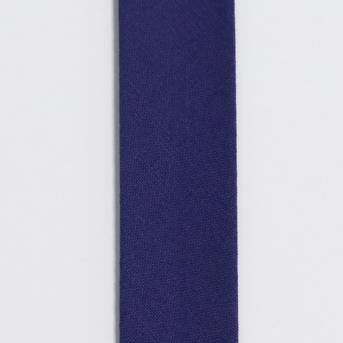 Skråbånd Bomull - Kongeblå 3meter x 20mm