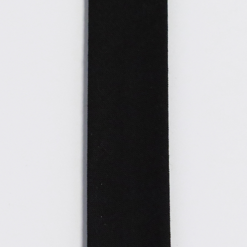 Skråbånd Bomull - Svart 3meter x 20mm