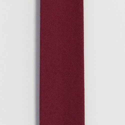 Skråbånd Bomull - Vinrød 3meter x 20mm