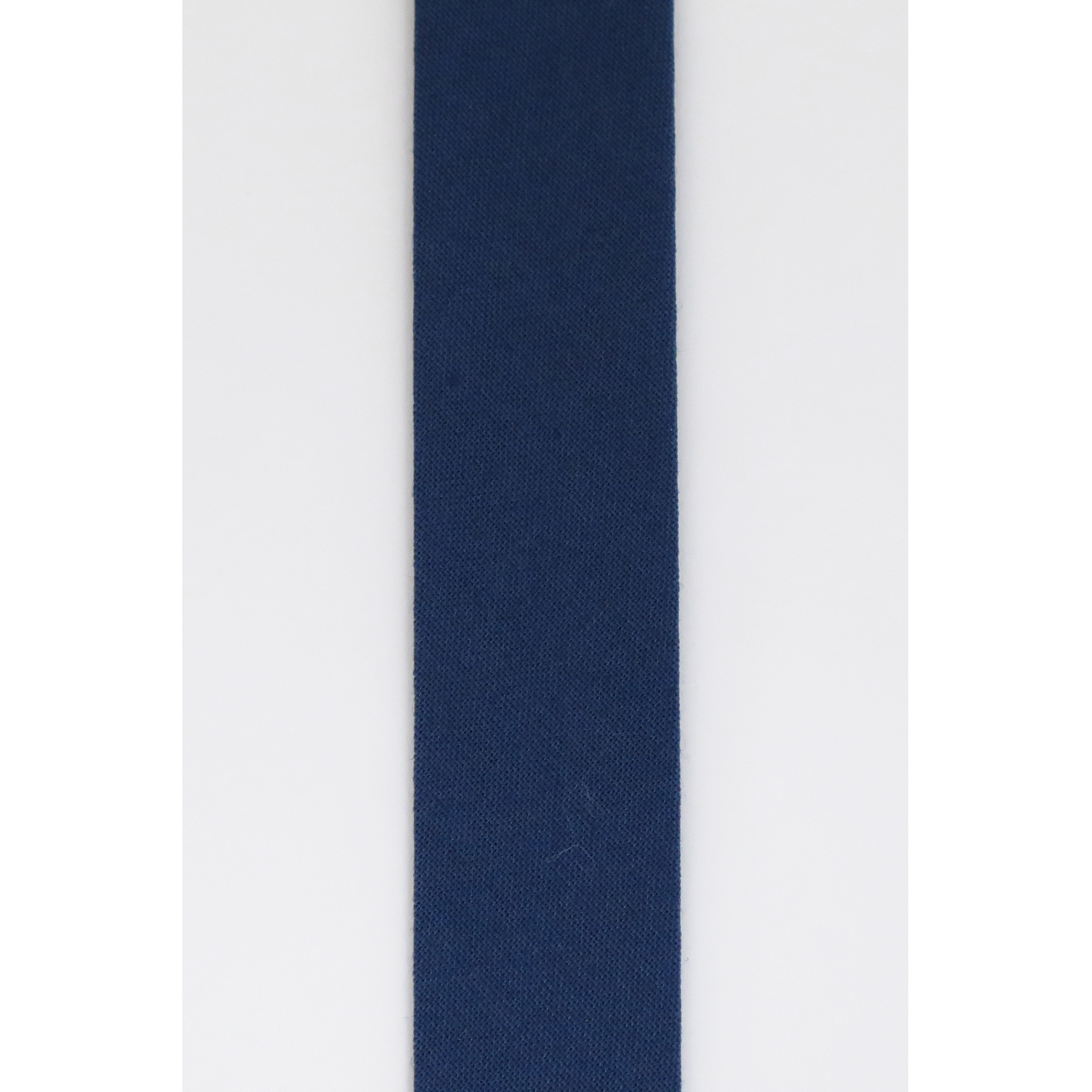 Skråbånd Bomull - mørk blå 3meter x 20mm