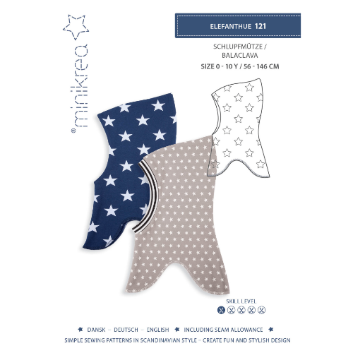 MiniKrea 121 -  Balaclava (lue med hals), Barn