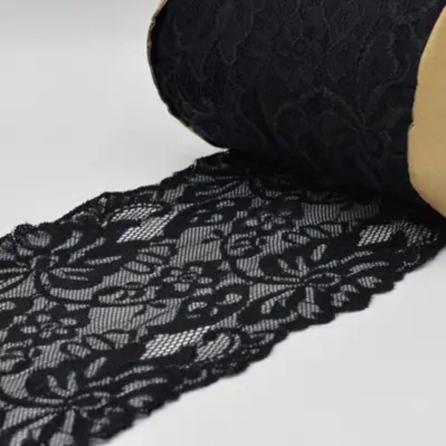 Stretchblonde svart 10cm