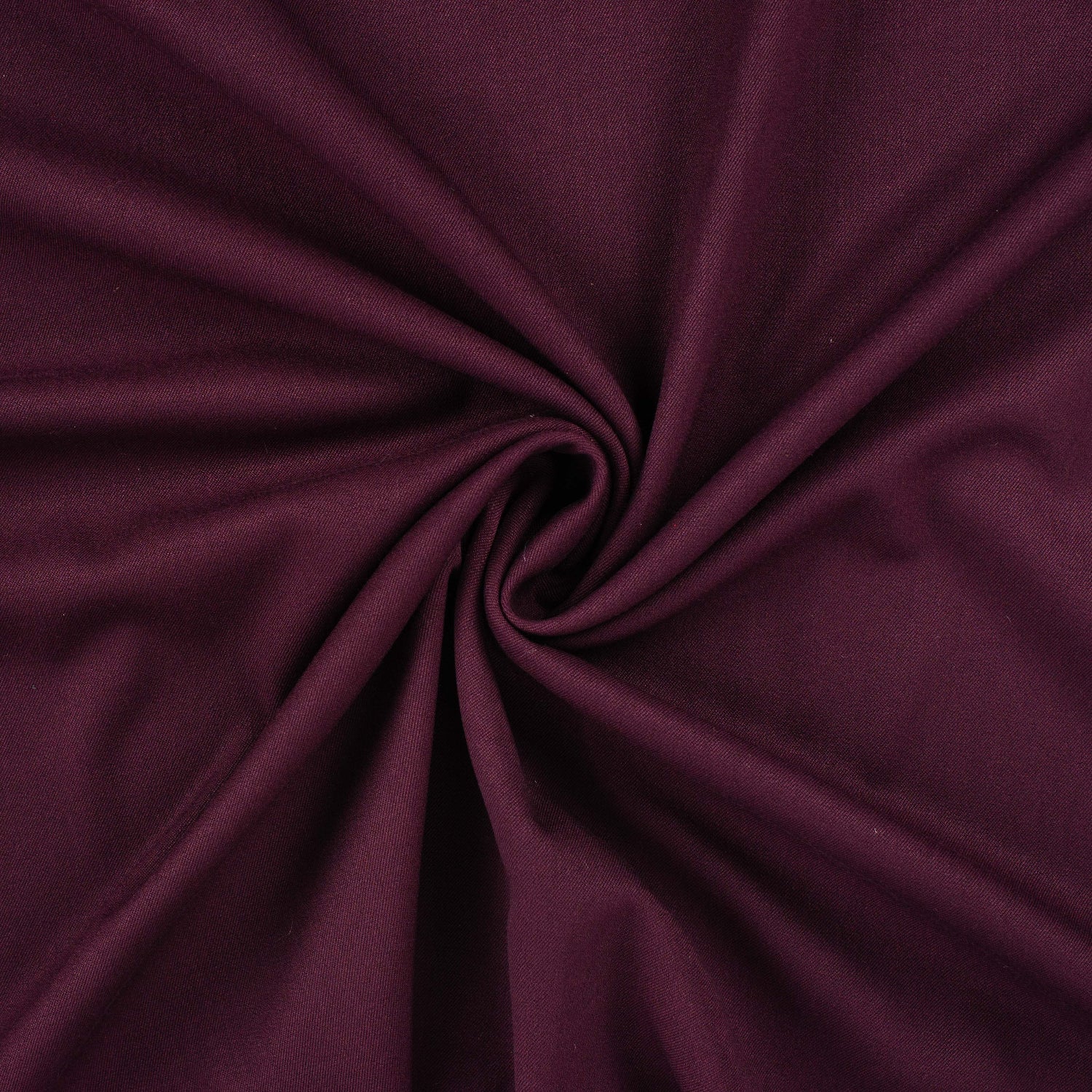Twill stoff ull touch med 2 vei stretch - Vin rød