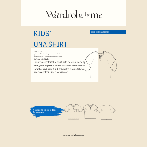 Wardrobe by Me - Una Shirt Skjorte, Barn Papirmønster