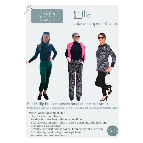 SiaS Design - Ellie Bukse, Shorts, Capri