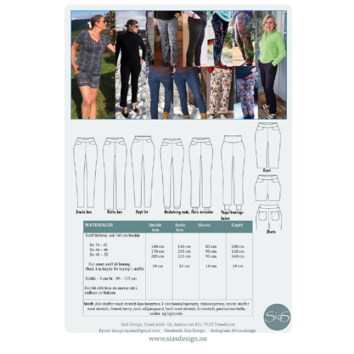 SiaS Design - Ellie Bukse, Shorts, Capri