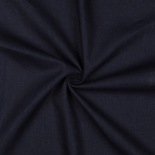 Vasket Lin - mørk blå