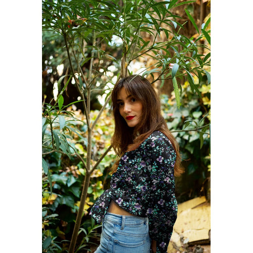 Vevd Viskose - Katty Blomster