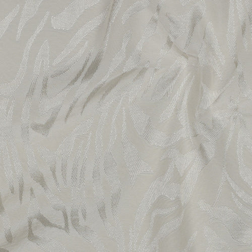 Viskose Jacquard - Dyreprint, Offwhite
