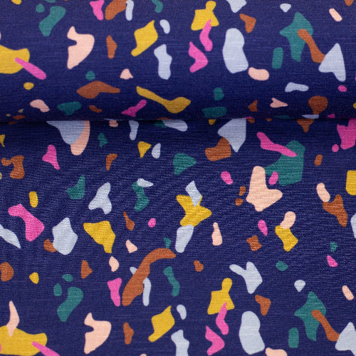 Viskose Jersey - happy konfetti