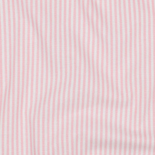 Yarn dyed Bomull - Striper, Lys Rosa