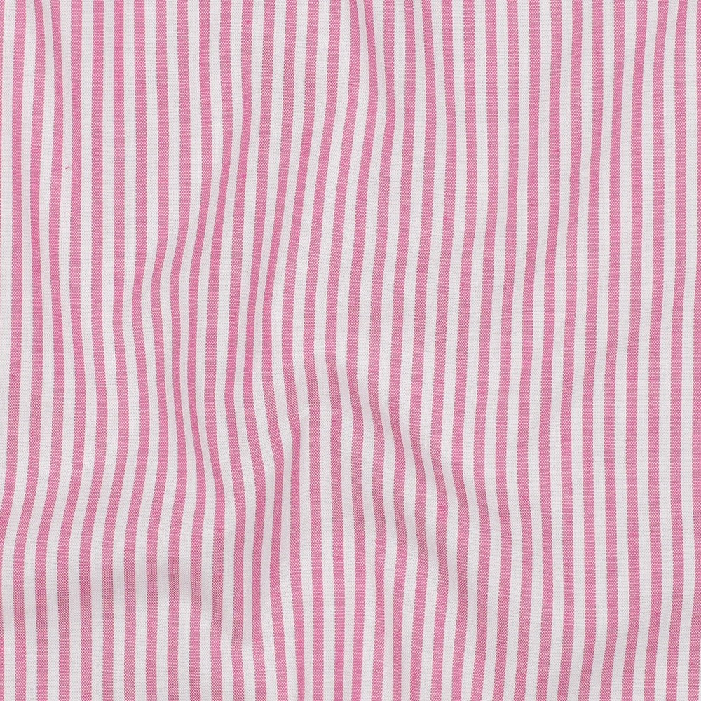 Yarn dyed Bomull - striper fuchsia