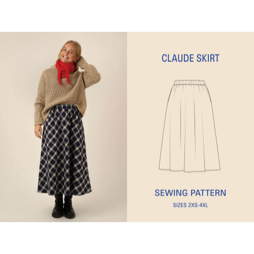 Wardrobe by Me - Claude Skjørt, Dame papirmønster