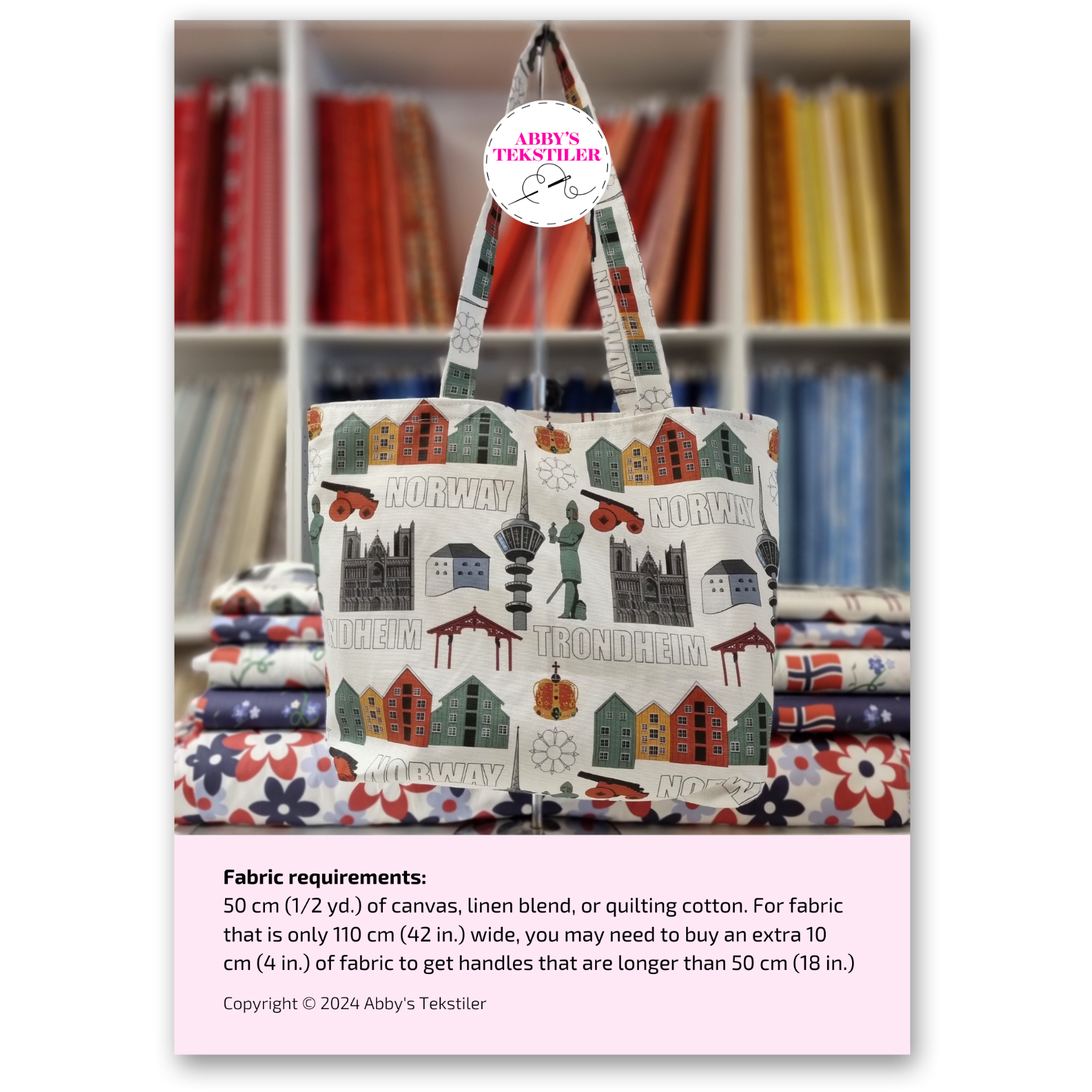 Abbys Shopping Bag Pattern - English