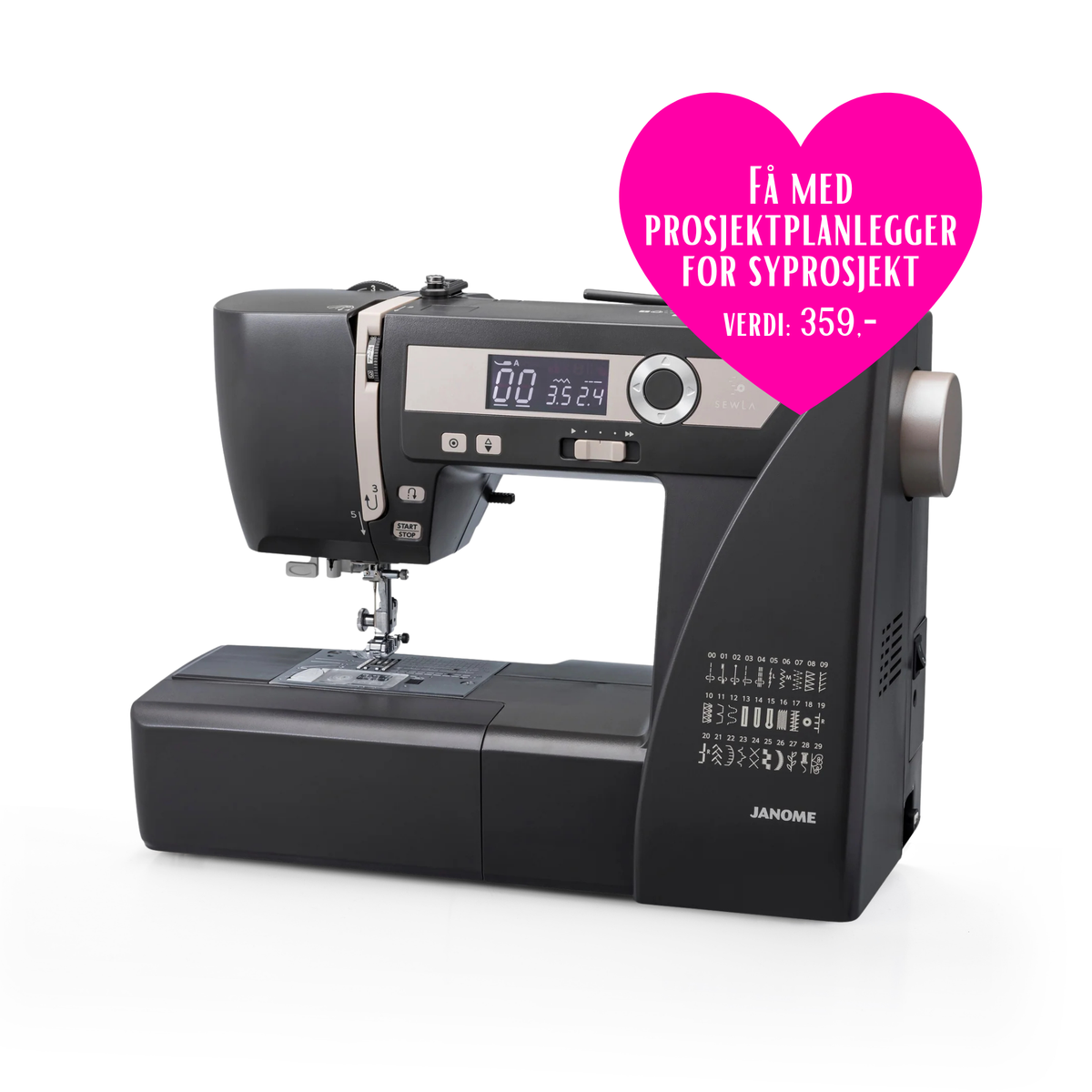 Kampanje! Janome SewLA Inkl. sybord - The Sewing Journal