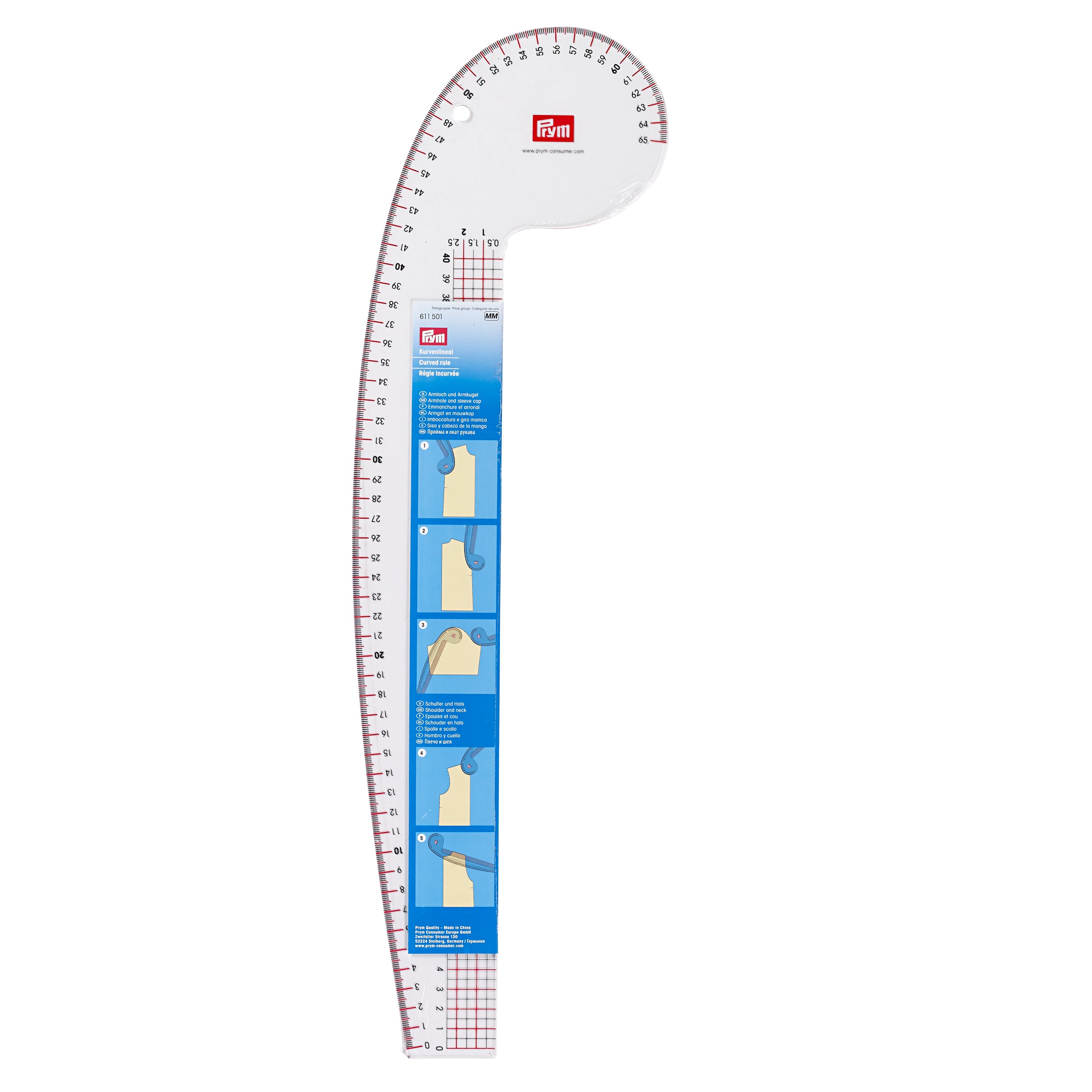 Prym French Curve Ruler - linjal