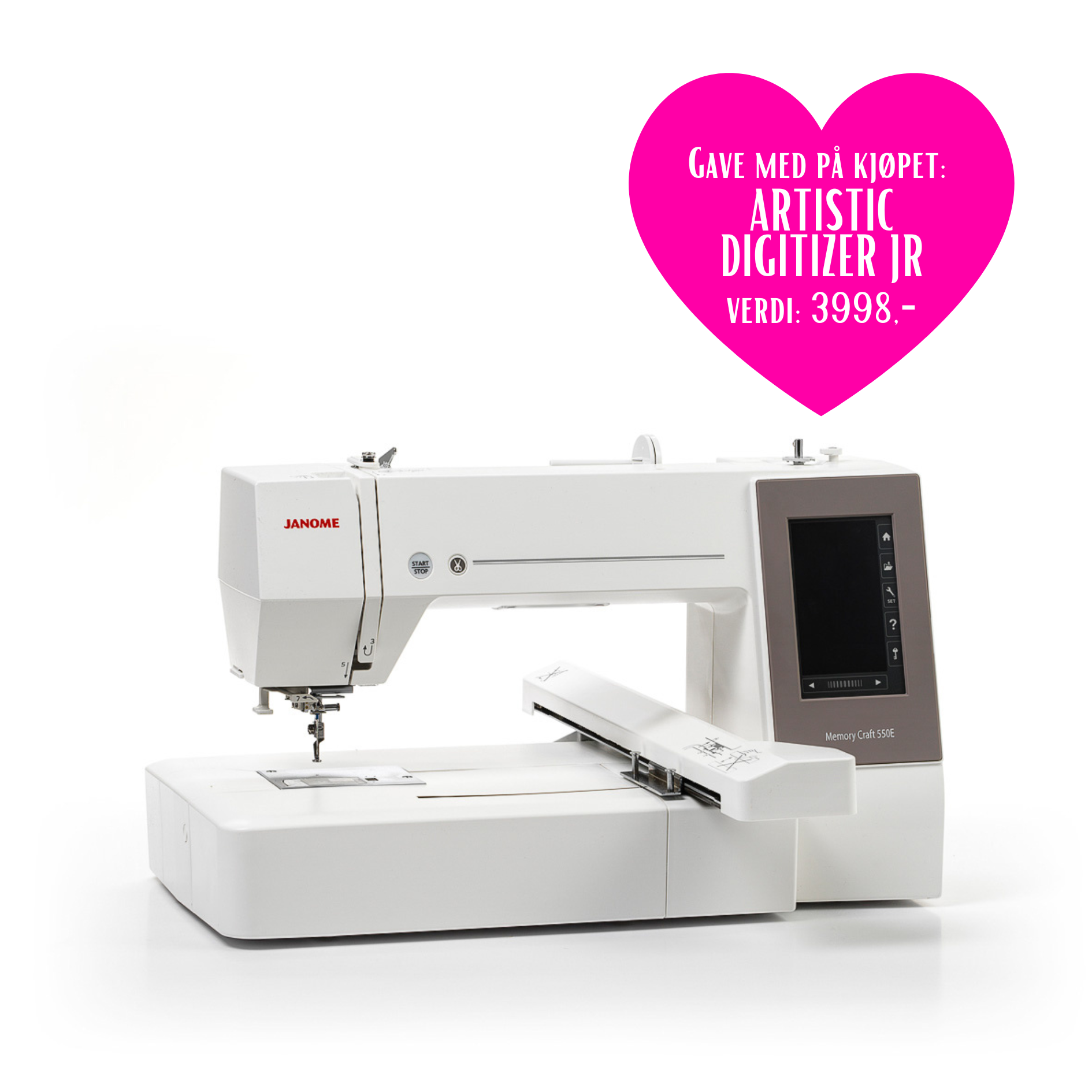 Kampanje - Janome Memory Craft 550E LE