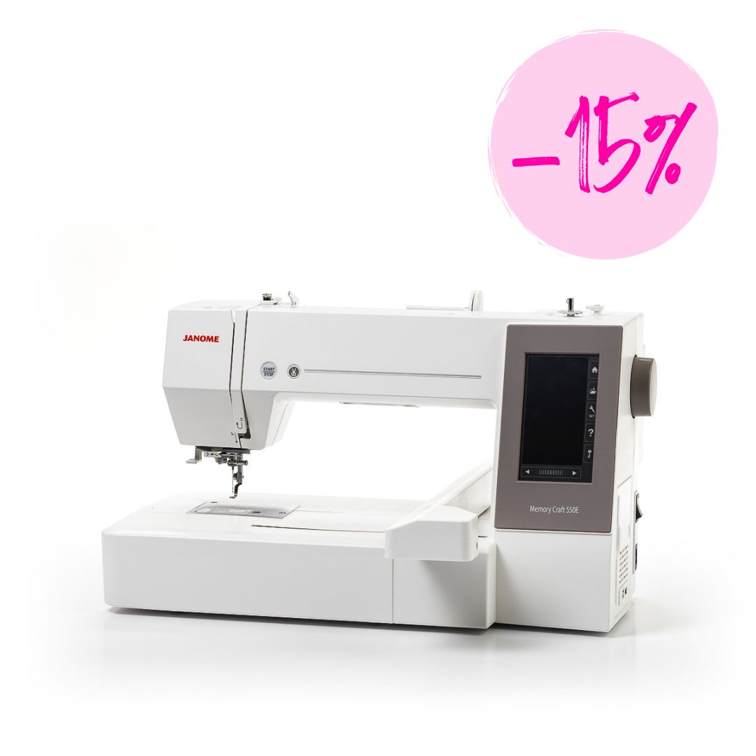 Janome MC 550E, broderisymaskin