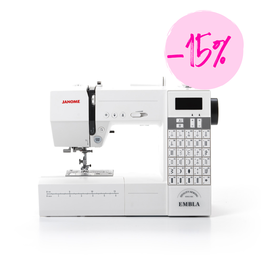 Lite Brukt  - Janome Embla DC6030 Inkludert Bonus Pakke verdi 1500 (Copy)