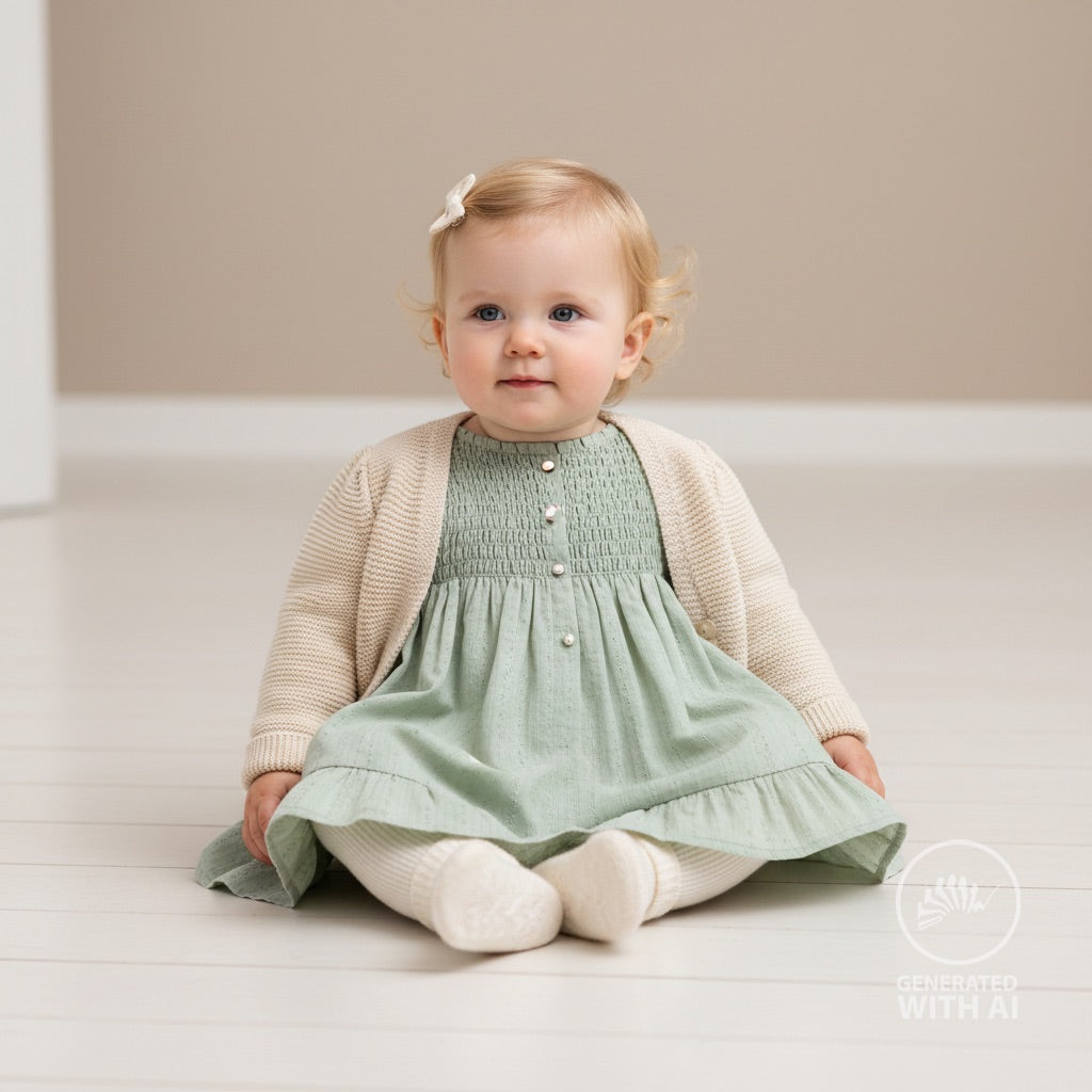 Pointelle Jersey -  Mint