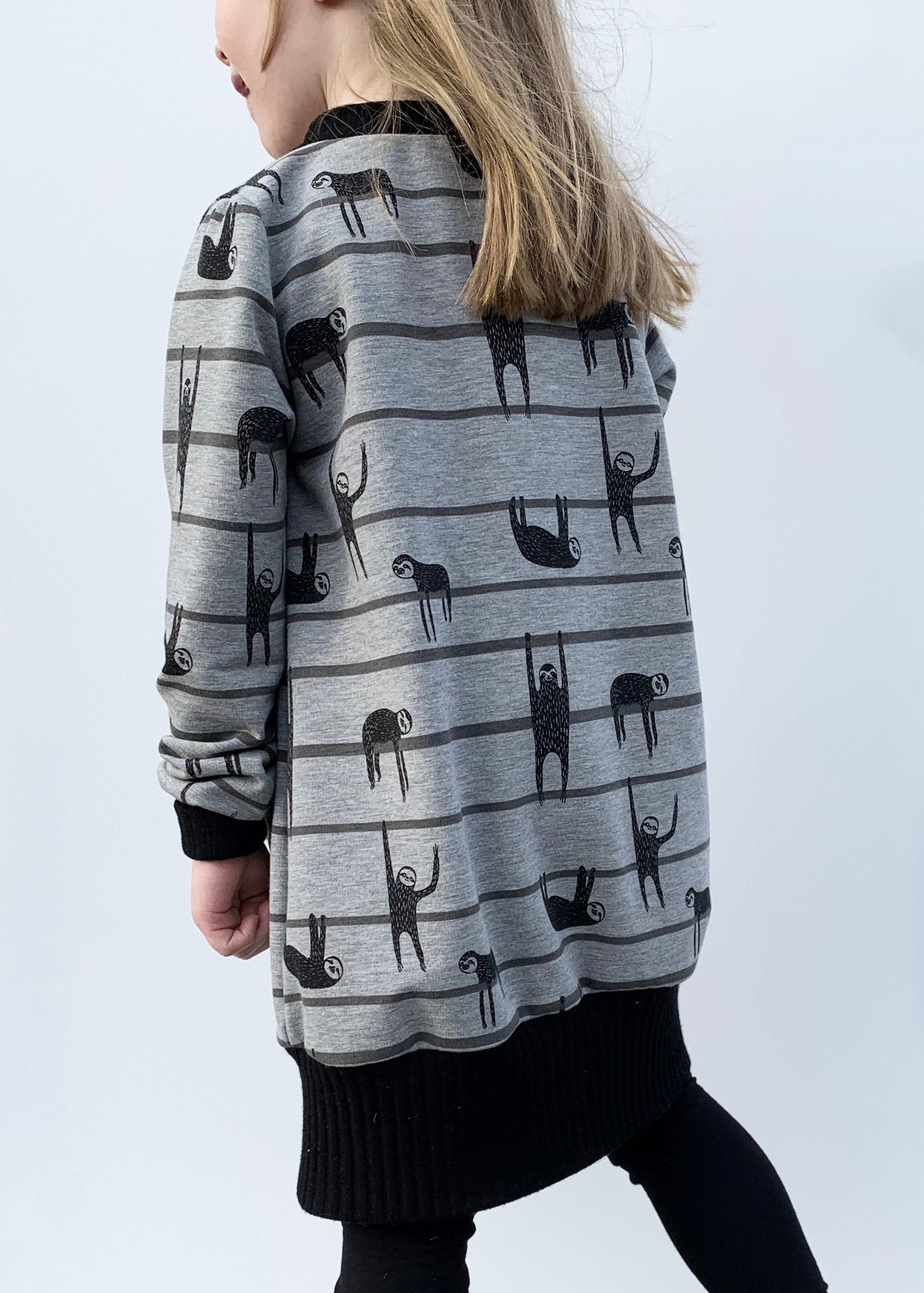 Ida Victoria - Kiddie Hoodie: Lang & kort genser, barn (92-170)