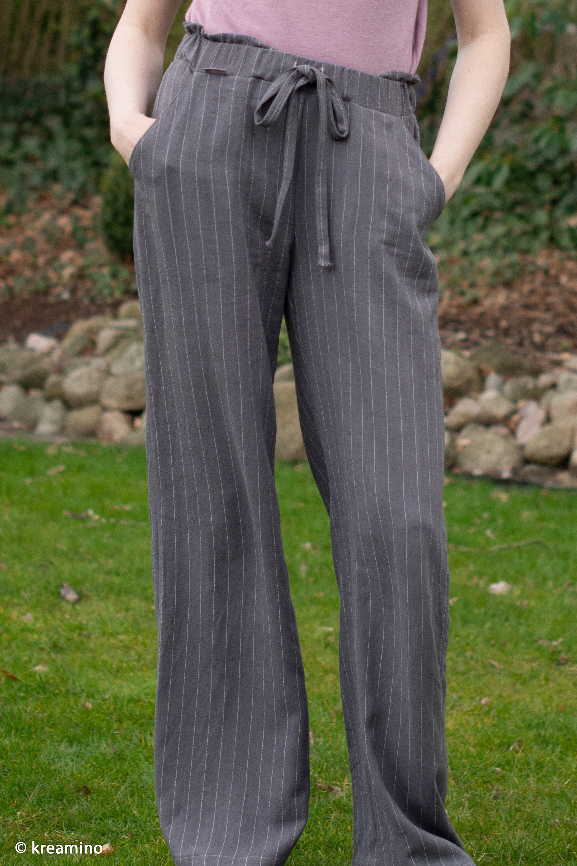 Linen Viskose - Landshut Grå