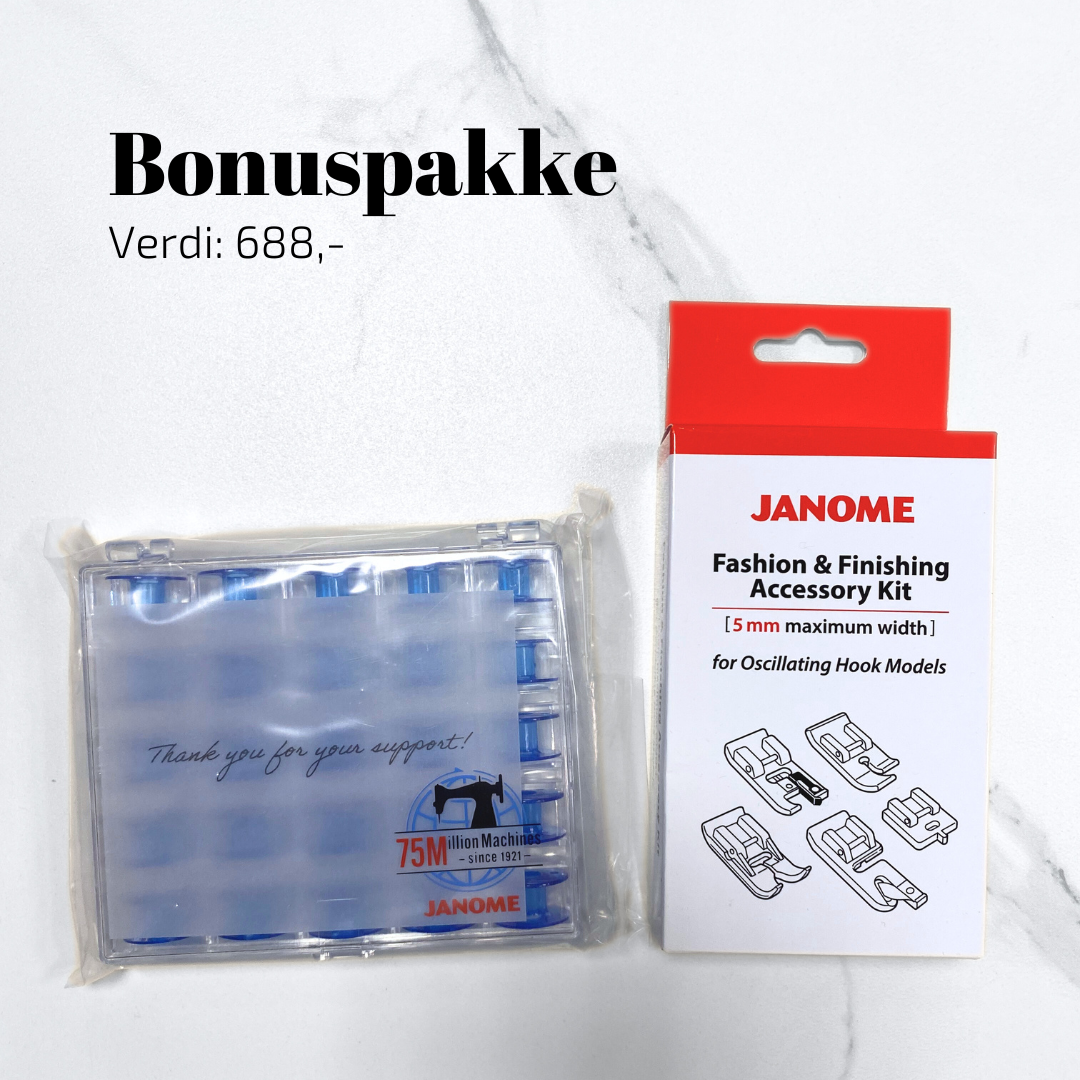 Kampanje! Janome Modell 1522 Rød