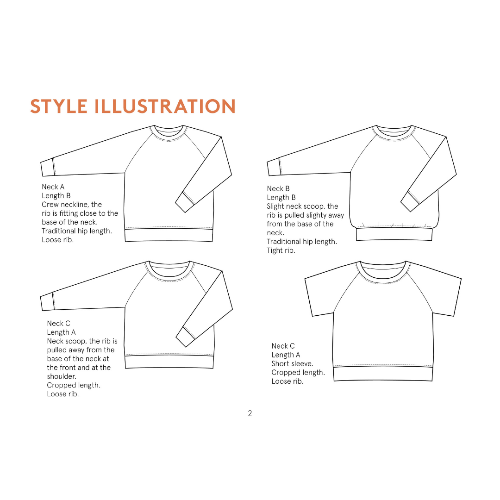 WBM Dame Boxy Raglan papirmønster