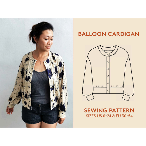 WBM - Balloon Cardigan, Dame