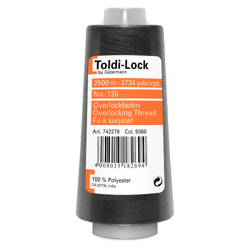 Gutermann Toldi-Lock Koksgrå 9360